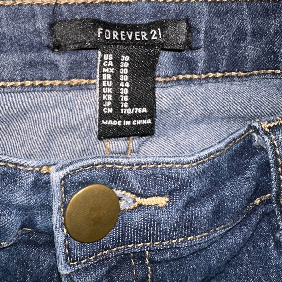 Forever 21 Women’s Skinny Jeans Sz 30 - Picture 4 of 4